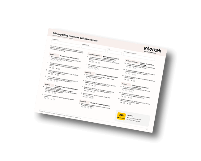 Cyber Resilience Act Preparation Checklist