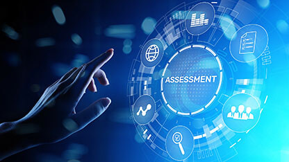 Assessment analysis Business analytics evaluation measure technology concept