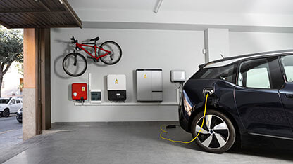 Particular Electric Vehicle Charging Station at home